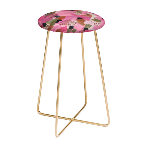 Laura Fedorowicz Pretty in Pink Counter Stool