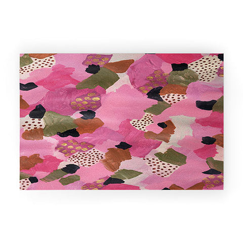 Laura Fedorowicz Pretty in Pink Welcome Mat
