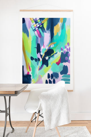 Laura Fedorowicz Puddle Jump Art Print And Hanger