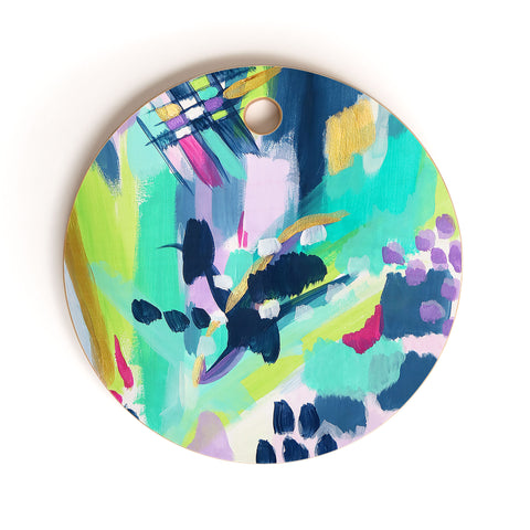 Laura Fedorowicz Puddle Jump Cutting Board Round