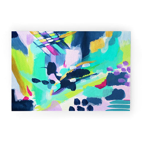 Laura Fedorowicz Puddle Jump Welcome Mat