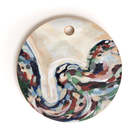 Laura Fedorowicz Ramble On Cutting Board Round