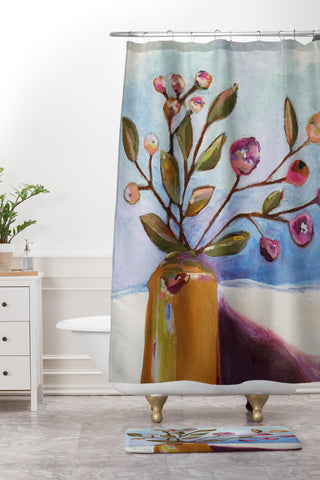 Laura Fedorowicz Realization Shower Curtain And Mat