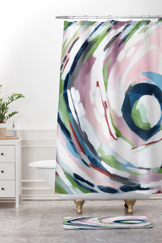 Laura Fedorowicz Right In the Feeling Shower Curtain And Mat