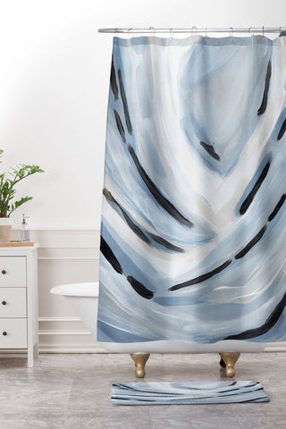 Laura Fedorowicz Rising Shower Curtain And Mat