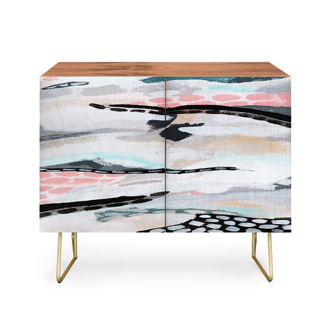 Laura Fedorowicz Rolling Abstract Credenza