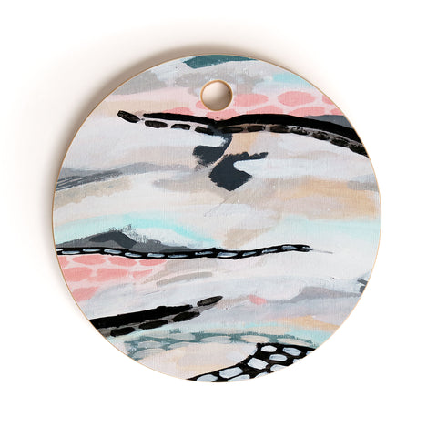 Laura Fedorowicz Rolling Abstract Cutting Board Round