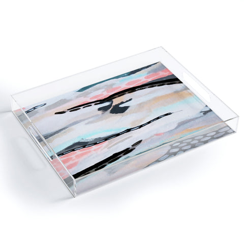 Laura Fedorowicz Rolling Abstract Acrylic Tray