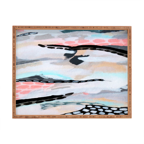 Laura Fedorowicz Rolling Abstract Rectangular Tray