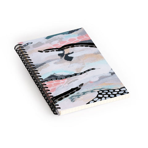 Laura Fedorowicz Rolling Abstract Spiral Notebook