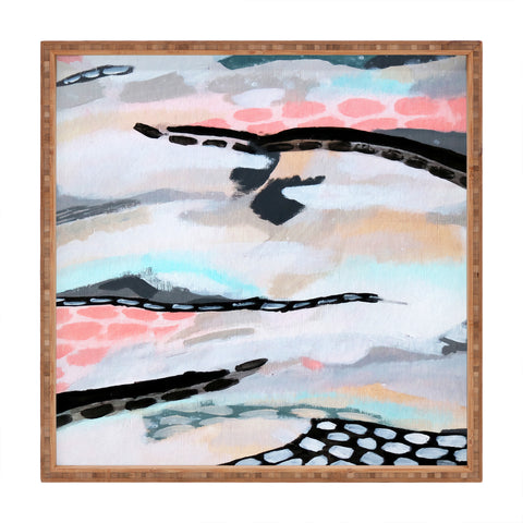 Laura Fedorowicz Rolling Abstract Square Tray