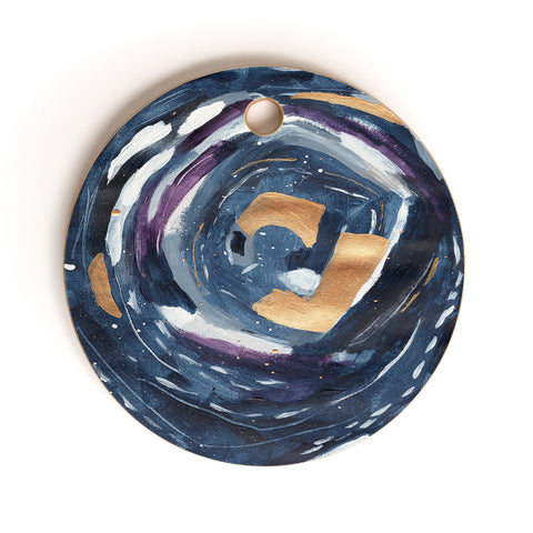 Laura Fedorowicz Said Softly Cutting Board Round