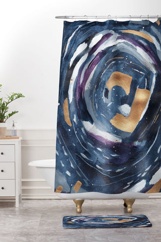 Laura Fedorowicz Said Softly Shower Curtain And Mat