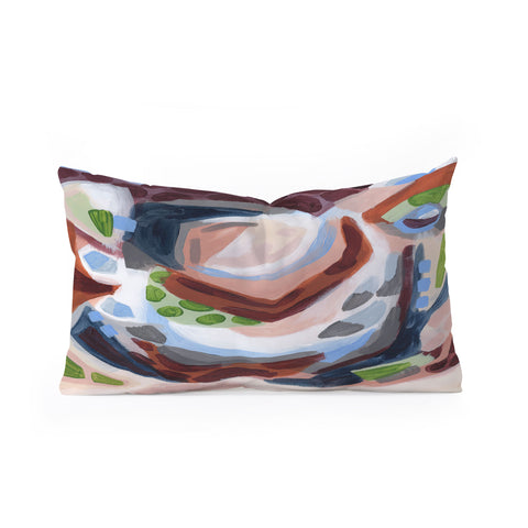 Laura Fedorowicz Searching for More Oblong Throw Pillow