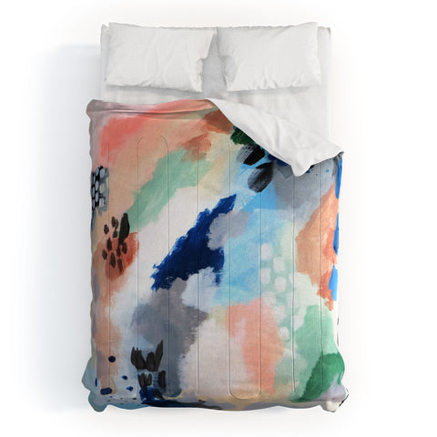 Laura Fedorowicz Seasons Abstract Comforter