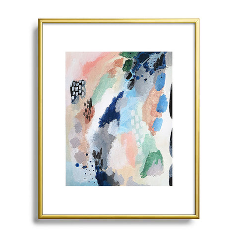 Laura Fedorowicz Seasons Abstract Metal Framed Art Print