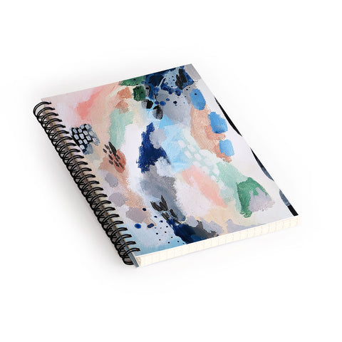 Laura Fedorowicz Seasons Abstract Spiral Notebook