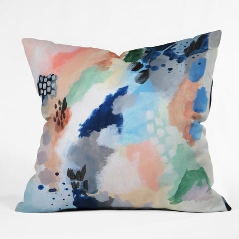 Laura Fedorowicz Seasons Abstract Throw Pillow