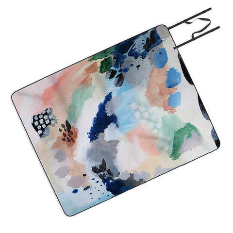 Laura Fedorowicz Seasons Abstract Picnic Blanket