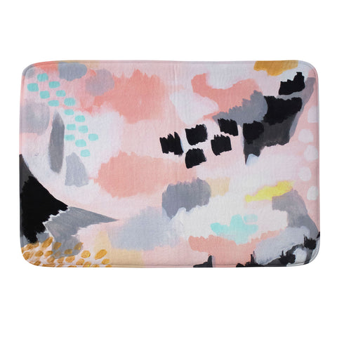 Laura Fedorowicz Serenity Abstract Memory Foam Bath Mat