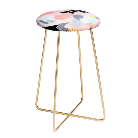 Laura Fedorowicz Serenity Abstract Counter Stool