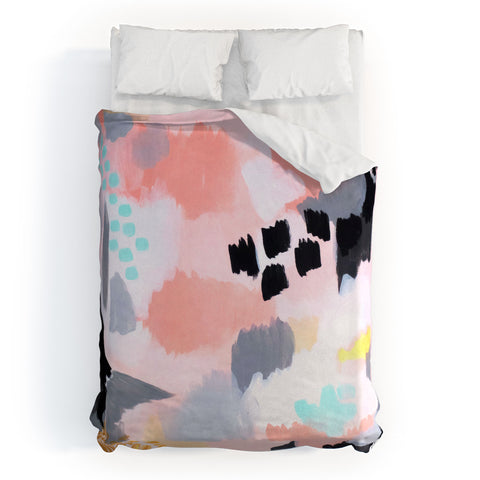Laura Fedorowicz Serenity Abstract Duvet Cover