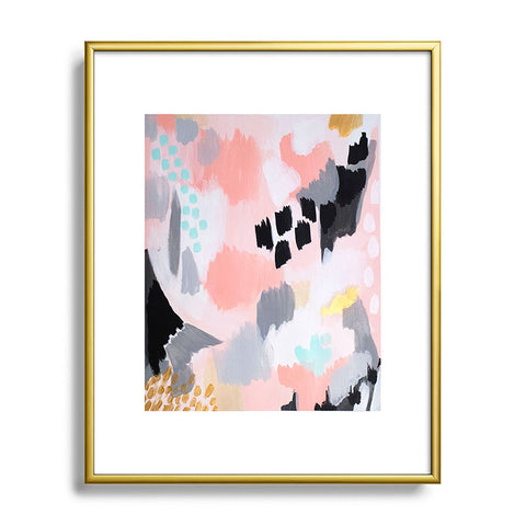 Laura Fedorowicz Serenity Abstract Metal Framed Art Print