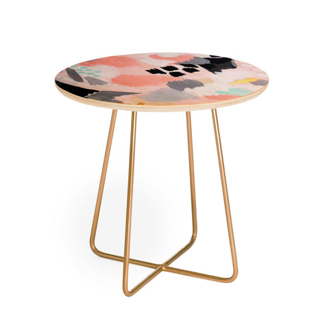 Laura Fedorowicz Serenity Abstract Round Side Table