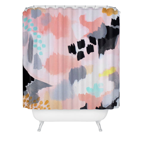 Laura Fedorowicz Serenity Abstract Shower Curtain
