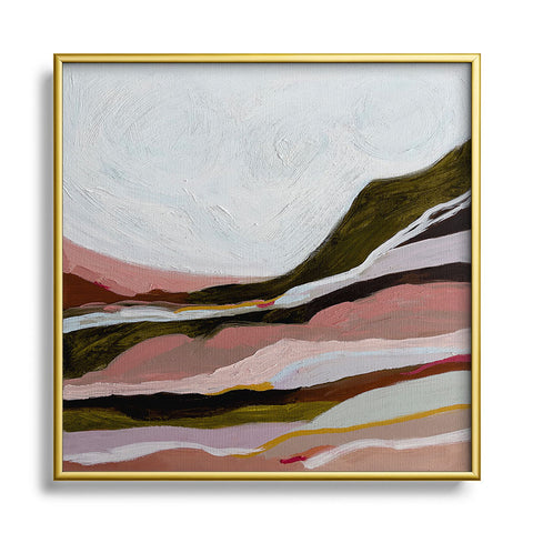 Laura Fedorowicz Shadow to Light Metal Square Framed Art Print