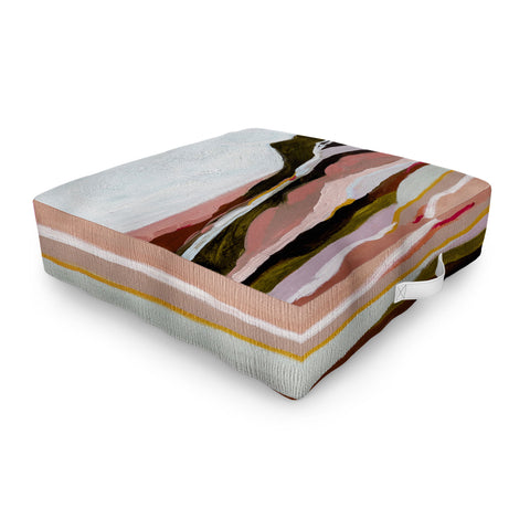 Laura Fedorowicz Shadow to Light Outdoor Floor Cushion