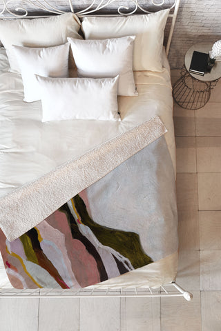 Laura Fedorowicz Shadow to Light Fleece Throw Blanket