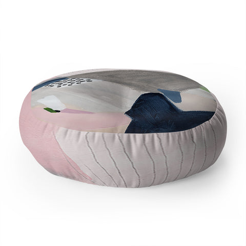 Laura Fedorowicz Shes Always Changing Floor Pillow Round