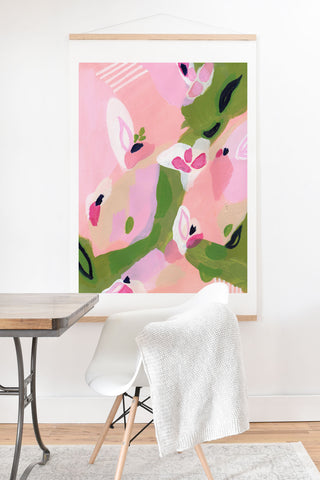 Laura Fedorowicz Spring Fling Abstract Art Print And Hanger