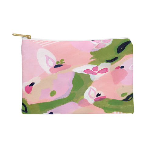 Laura Fedorowicz Spring Fling Abstract Pouch