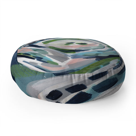 Laura Fedorowicz Start Your Heart Floor Pillow Round