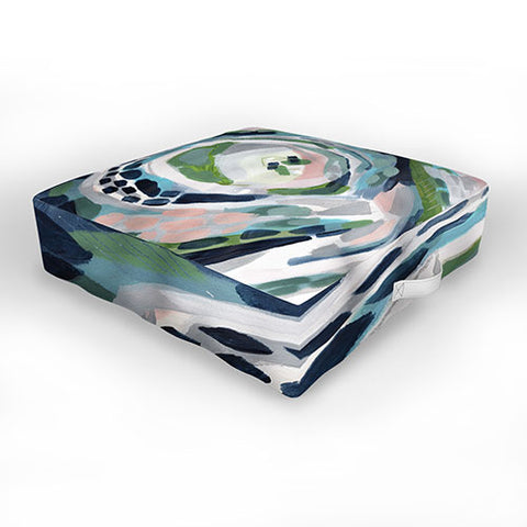 Laura Fedorowicz Start Your Heart Outdoor Floor Cushion