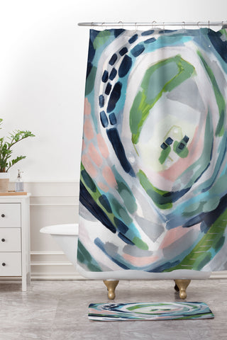 Laura Fedorowicz Start Your Heart Shower Curtain And Mat