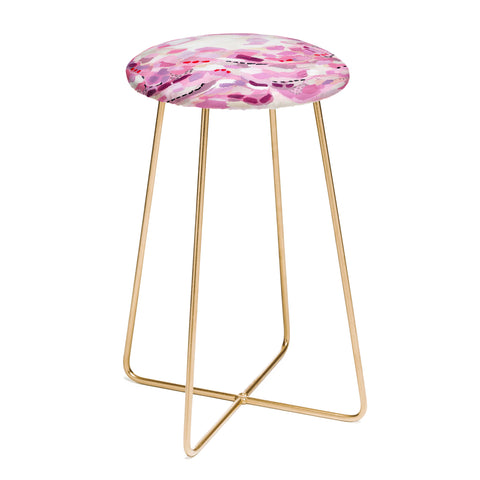 Laura Fedorowicz Stay Abstract Counter Stool