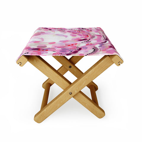 Laura Fedorowicz Stay Abstract Folding Stool