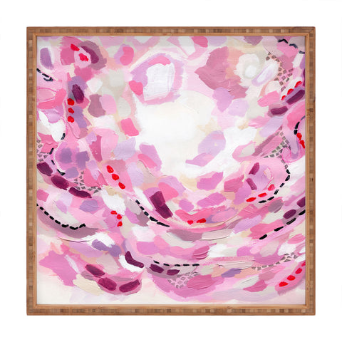 Laura Fedorowicz Stay Abstract Square Tray