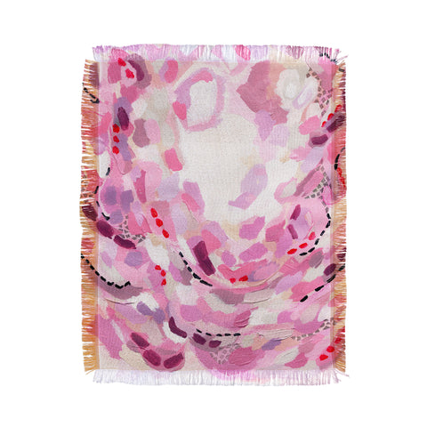 Laura Fedorowicz Stay Abstract Throw Blanket