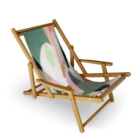 Laura Fedorowicz Stay Grounded Abstract Sling Chair