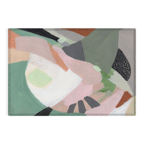 Laura Fedorowicz Stay Grounded Abstract Outdoor Rug