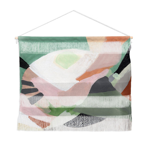 Laura Fedorowicz Stay Grounded Abstract Wall Hanging Landscape