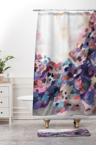 Laura Fedorowicz Steady Darling Shower Curtain And Mat
