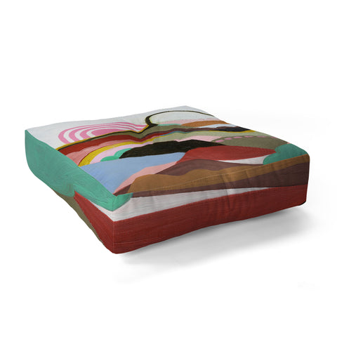 Laura Fedorowicz Steady Wandering Floor Pillow Square