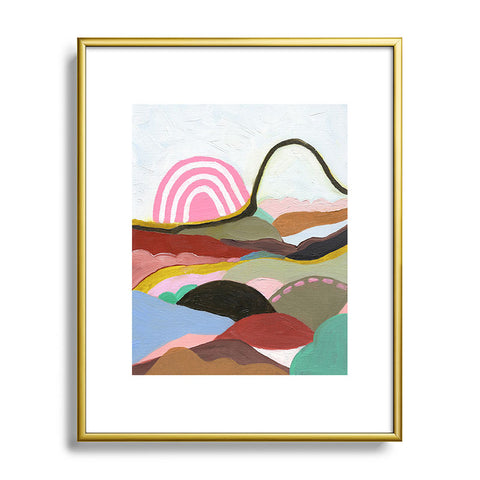 Laura Fedorowicz Steady Wandering Metal Framed Art Print