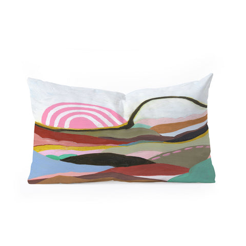 Laura Fedorowicz Steady Wandering Oblong Throw Pillow