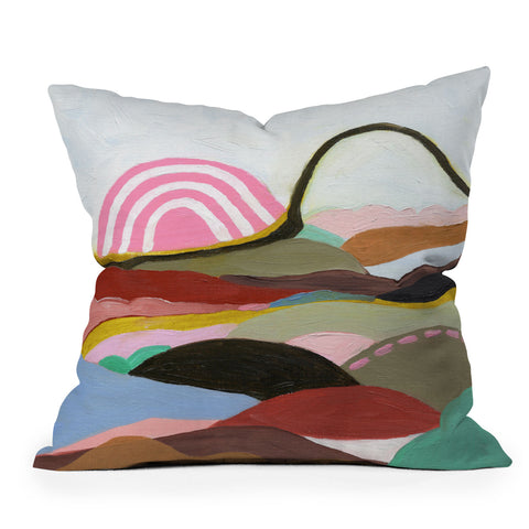 Laura Fedorowicz Steady Wandering Throw Pillow